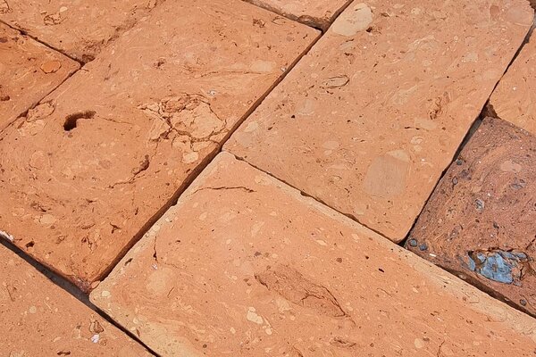 Ziegelfliesenmanufaktur |  Terracotta Ziegelfliese | Backsteintyp: Grimma 30cm x 15,0cm