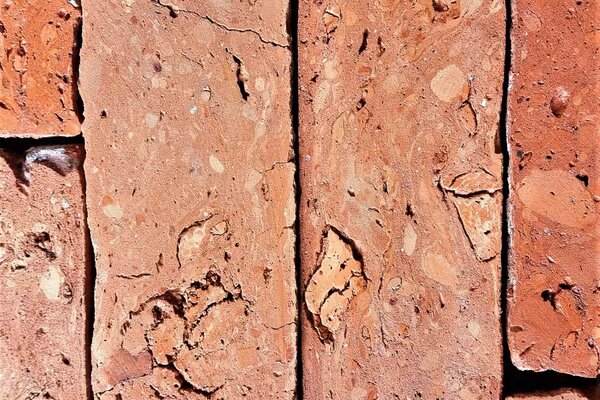 Ziegelfliesenmanufaktur |  Terracotta Ziegelfliese | Backsteintyp: Grimma Fischgrät 30cm x 7,0cm