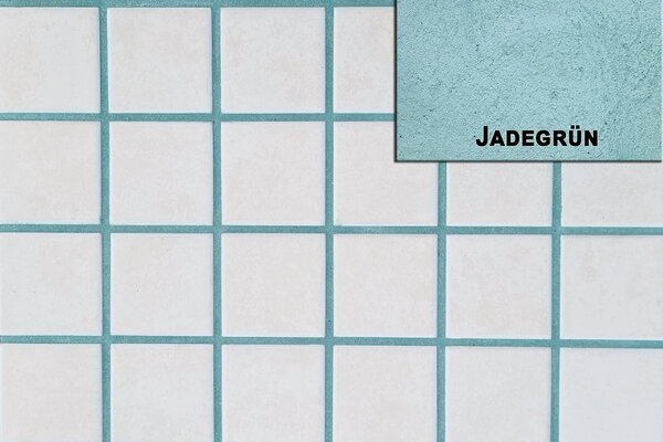Ziegelfliesenmanufaktur | Fugenfller Jadegrün