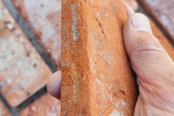 Ziegelfliesenmanufaktur | Ziegelriemchen und Winkelriemchen für die Wand | Backsteintyp Stettin