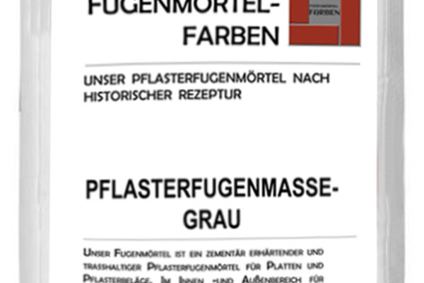 Ziegelfliesenmanufaktur | Pflasterfugenmörtel GRAU | 25kg Gebinde