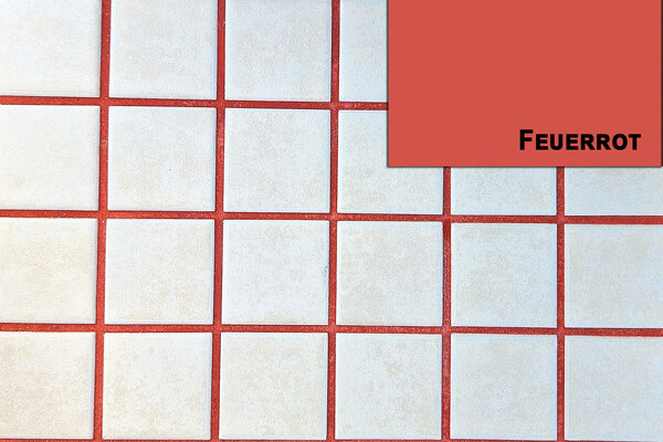 Ziegelfliesenmanufaktur | Zementäre Fugenmasse Feuerrot