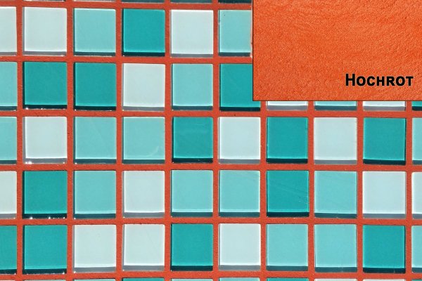 Ziegelfliesenmanufaktur | Farbige Mosaikfugenmasse Hochrot