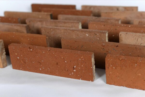 Ziegelfliesenmanufaktur | Backsteinriemchen für die Wand | Backsteintyp: Friedland 25 cm x 7 cm