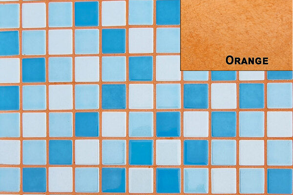 Ziegelfliesenmanufaktur | Farbiger Mosaikfugenfüller Orange
