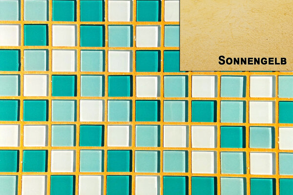 Ziegelfliesenmanufaktur | Mosaikfugenfüller Sonnengelb