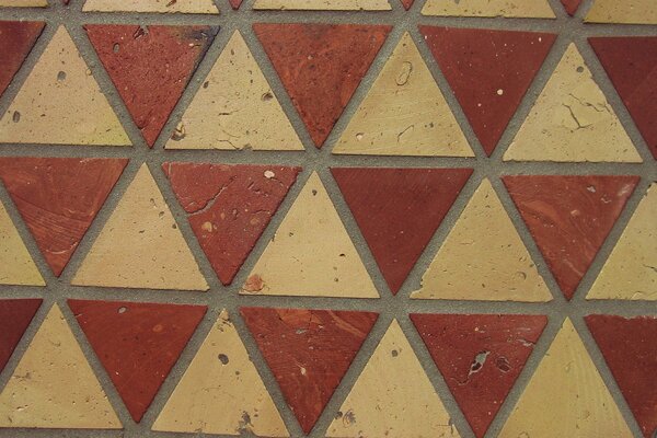 Ziegelfliesenmanufaktur | Verlegemuster 'Gleisdreieck'